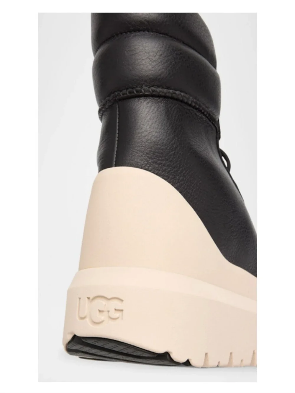 🆕️ UGG Neumel High Weather Hybrid Boots Black Birch Men 7 Women8 Waterproof